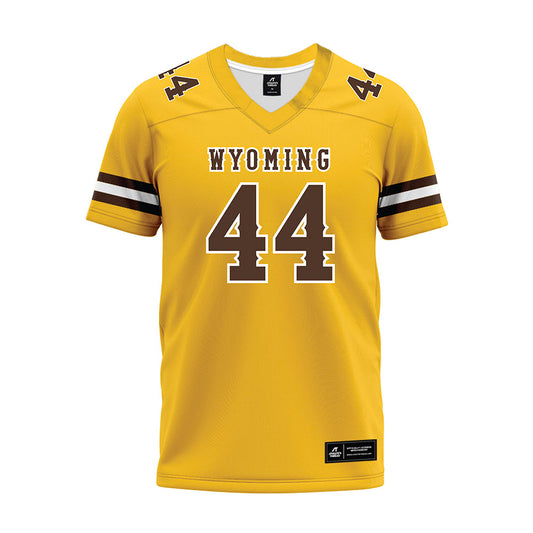Wyoming - NCAA Football : Tyler Hampton - Premium Football Jersey-0