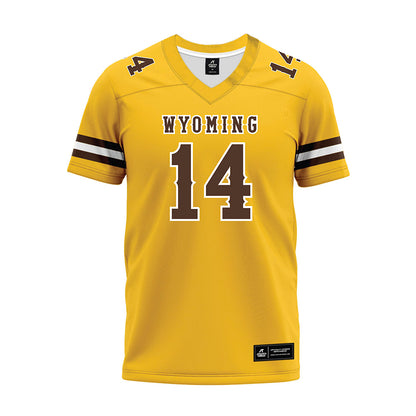 Wyoming - NCAA Football : Bj Inmon - Premium Football Jersey-0