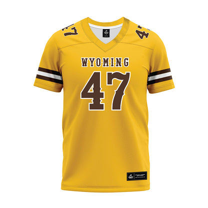 Wyoming - NCAA Football : Erik Sandvik - Premium Football Jersey