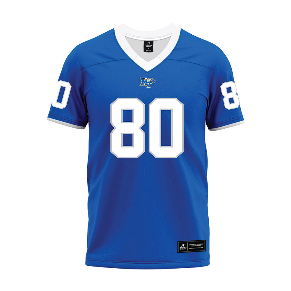 MTSU - NCAA Football : Zaidyn Moore - Premium Football Jersey-0