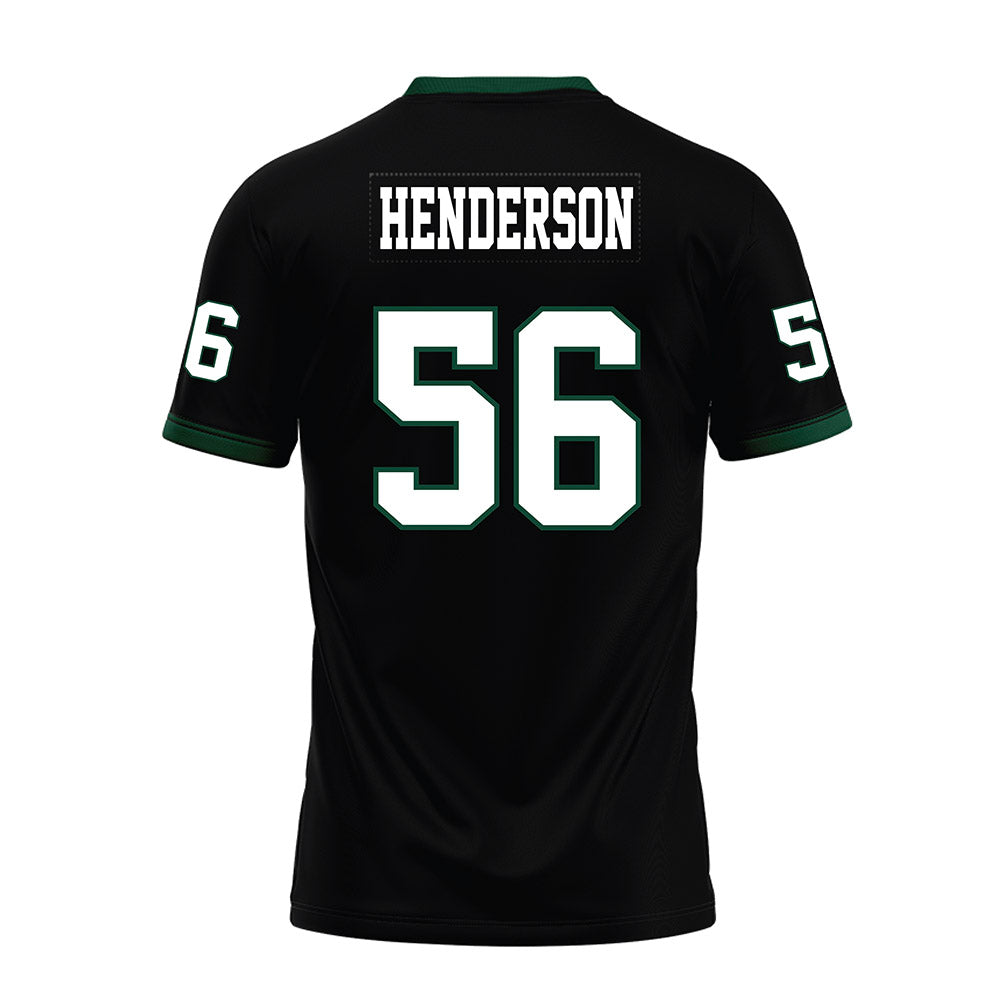 Hawaii - NCAA Football : Boogie Henderson - Black Premium Football Jersey-1