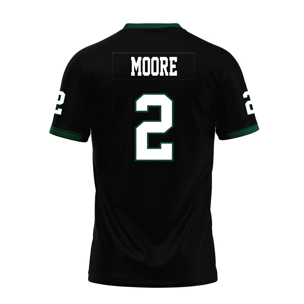 Hawaii - NCAA Football : Bronz Moore - Black Premium Football Jersey-1