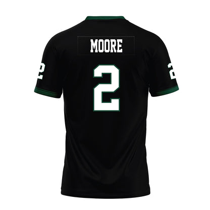Hawaii - NCAA Football : Bronz Moore - Black Premium Football Jersey-1