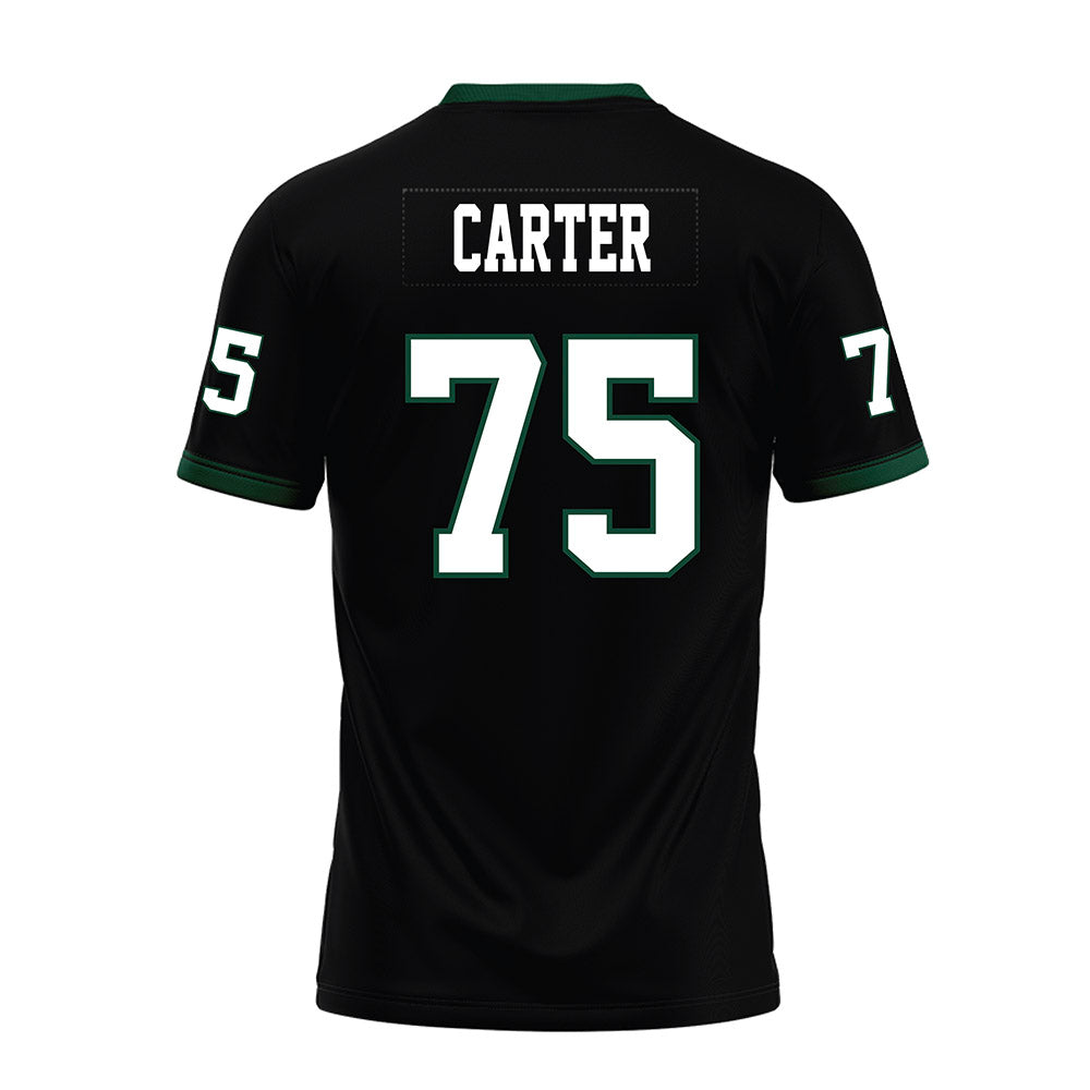 Hawaii - NCAA Football : Kaleb Carter - Black Premium Football Jersey-1