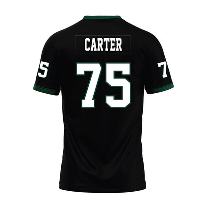 Hawaii - NCAA Football : Kaleb Carter - Black Premium Football Jersey-1