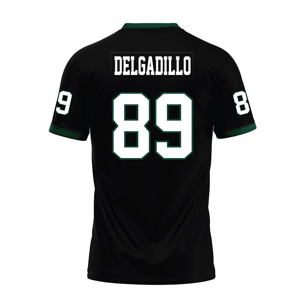 Hawaii - NCAA Football : Nick Delgadillo - Black Premium Football Jersey-1