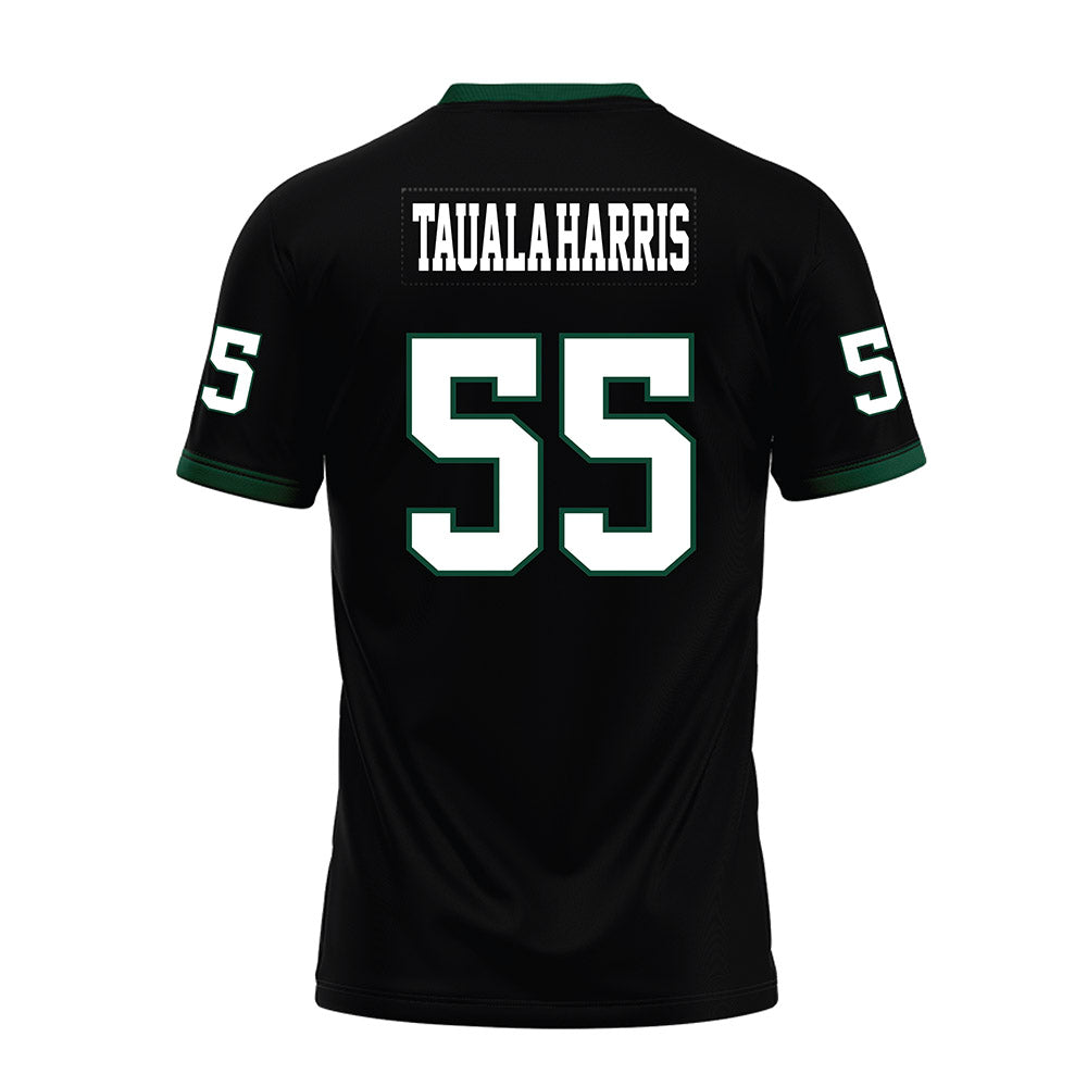Hawaii - NCAA Football : Jay Tauala-Harris - Black Premium Football Jersey-1