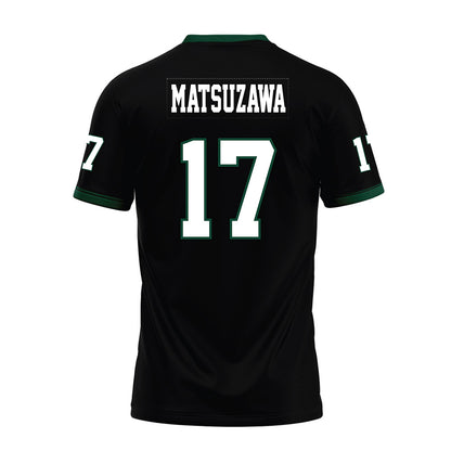 Hawaii - NCAA Football : Kansei Matsuzawa - Black Premium Football Jersey-1