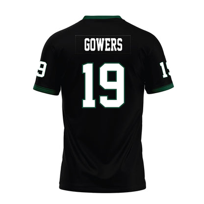 Hawaii - NCAA Football : Billy Gowers - Black Premium Football Jersey-1