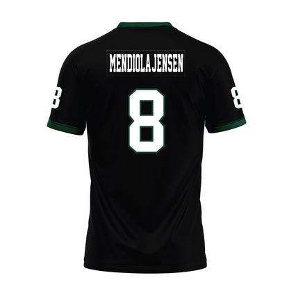 Hawaii - NCAA Football : Kilinahe Mendiola-Jensen - Black Premium Football Jersey-1