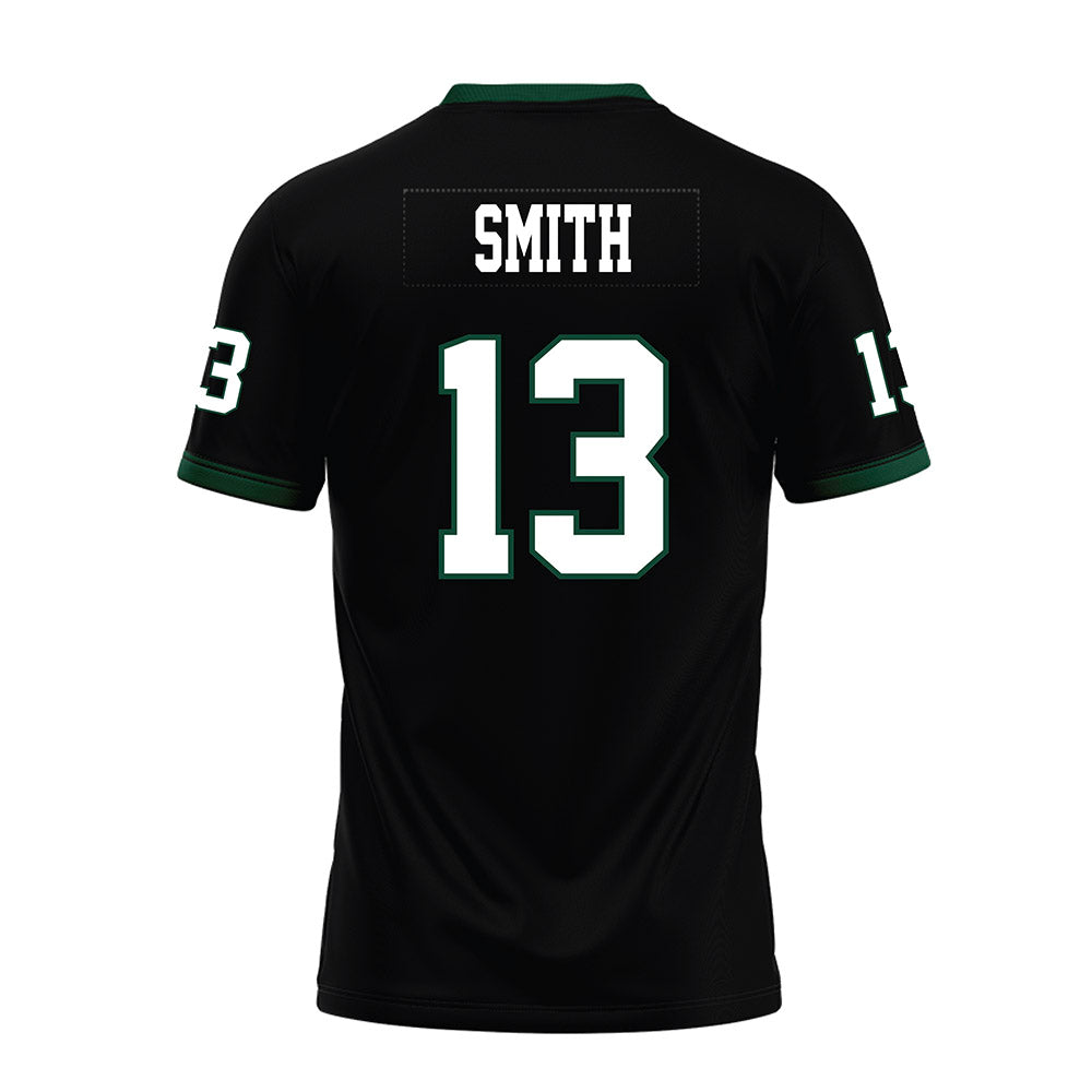 Hawaii - NCAA Football : Jalen Smith - Black Premium Football Jersey-1