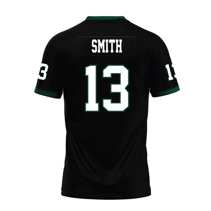 Hawaii - NCAA Football : Jalen Smith - Black Premium Football Jersey-1