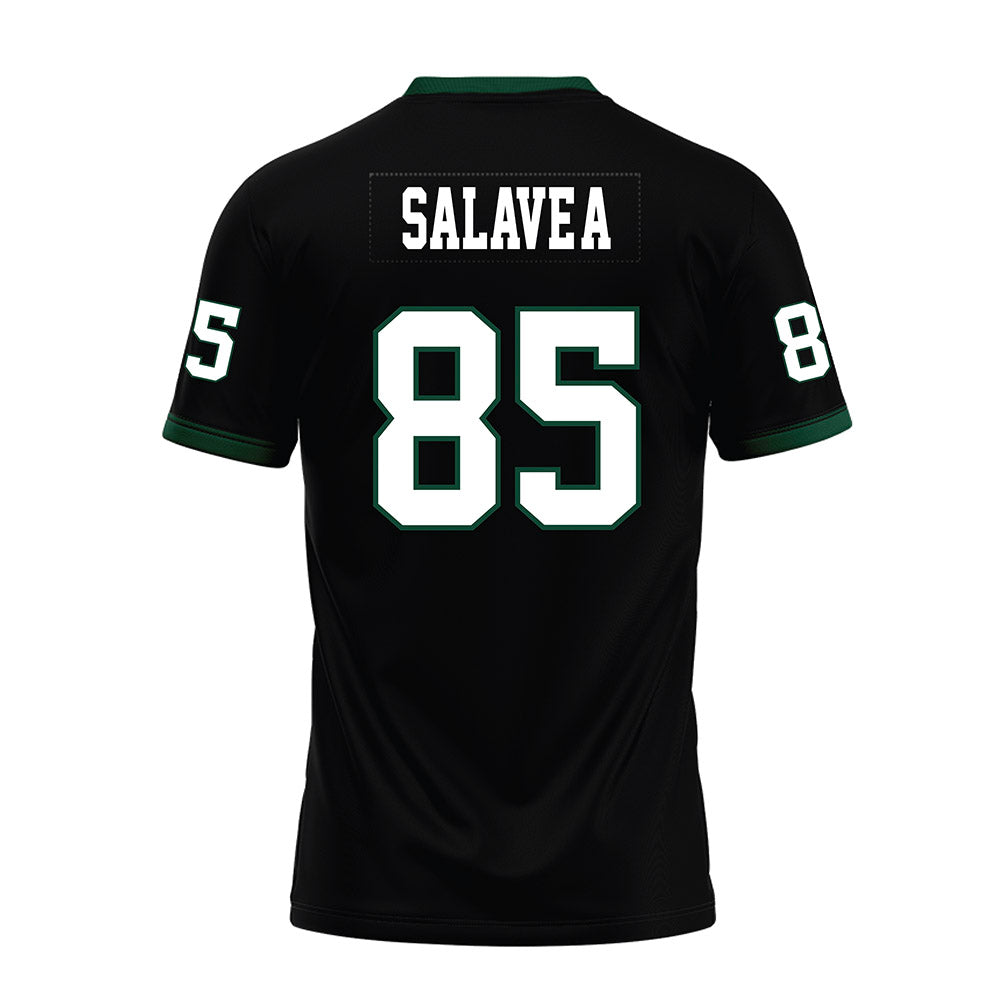 Hawaii - NCAA Football : Okland Salave'a - Black Premium Football Jersey-1