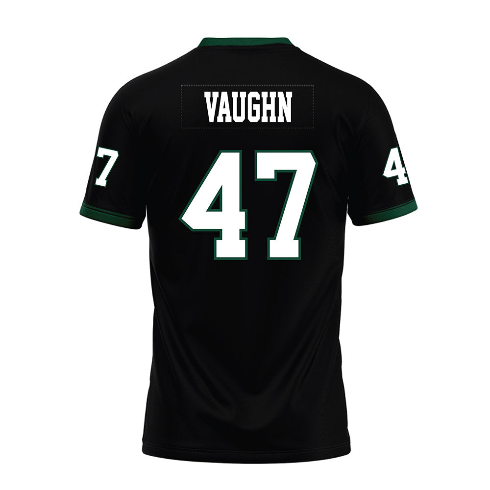 Hawaii - NCAA Football : Christian Vaughn - Black Premium Football Jersey-1
