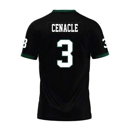 Hawaii - NCAA Football : Nicholas Cenacle - Black Premium Football Jersey-1