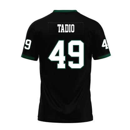 Hawaii - NCAA Football : Dennis Tadio - Black Premium Football Jersey-1