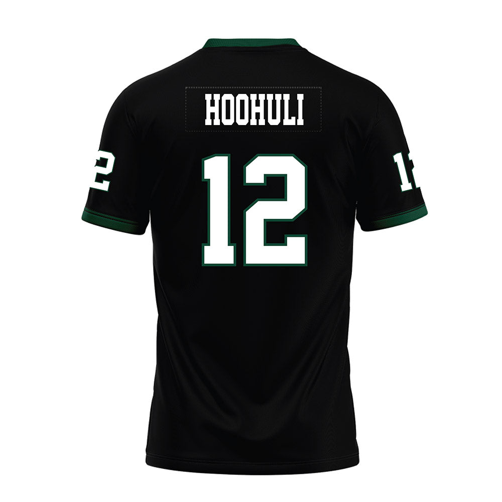 Hawaii - NCAA Football : Wynden Hoohuli - Black Premium Football Jersey-1