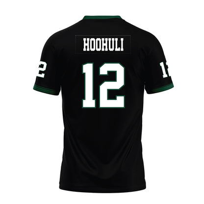 Hawaii - NCAA Football : Wynden Hoohuli - Black Premium Football Jersey-1