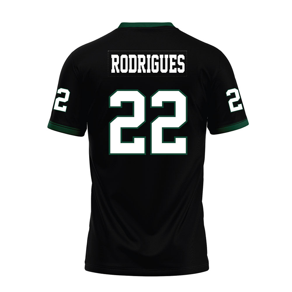 Hawaii - NCAA Football : Ezekiel Rodrigues - Black Premium Football Jersey-1