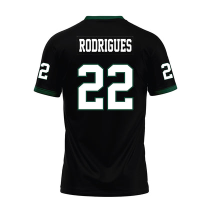 Hawaii - NCAA Football : Ezekiel Rodrigues - Black Premium Football Jersey-1