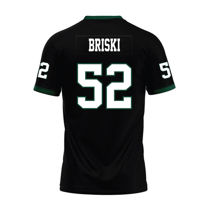 Hawaii - NCAA Football : Dean Briski - Black Premium Football Jersey-1