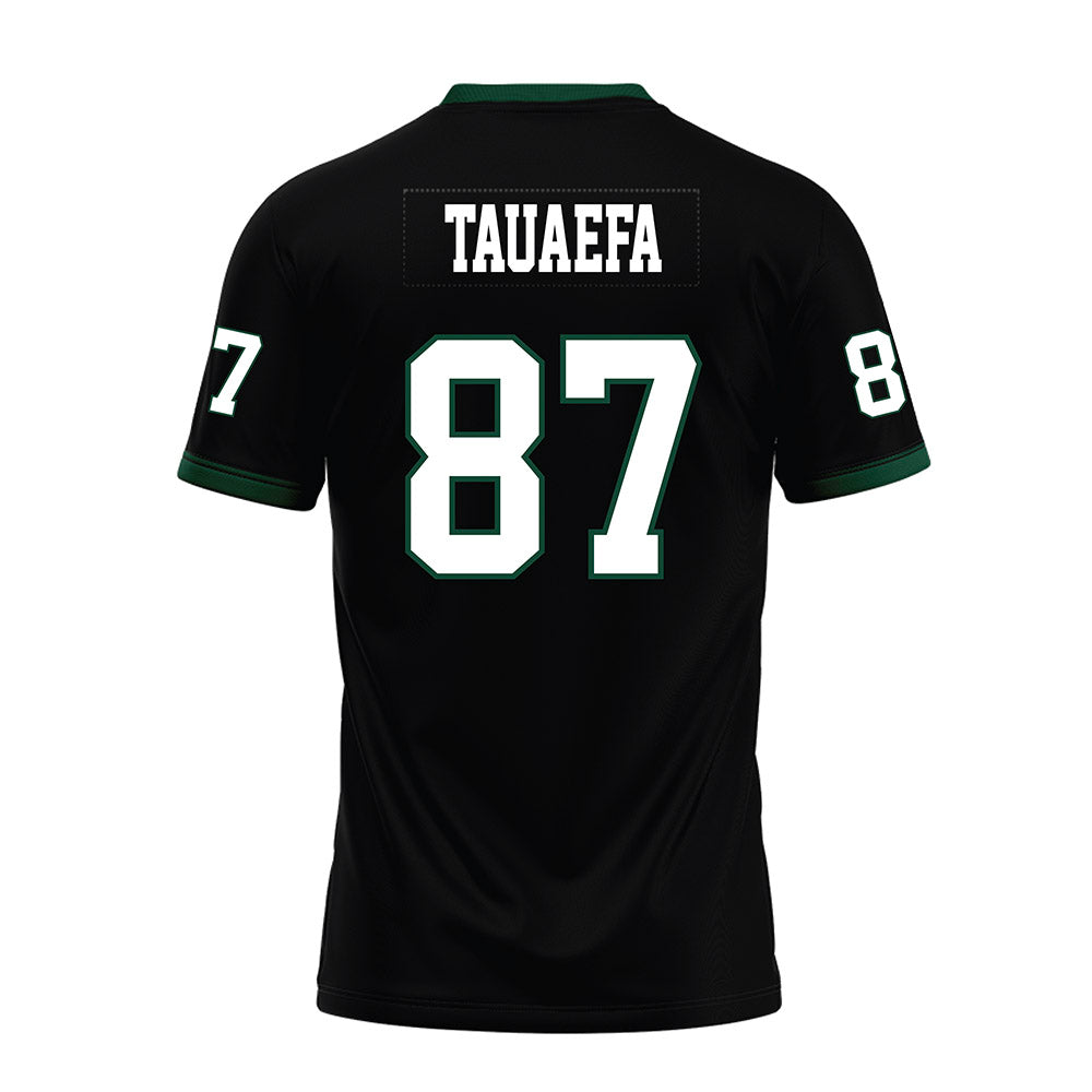 Hawaii - NCAA Football : Devon Tauaefa - Black Premium Football Jersey-1