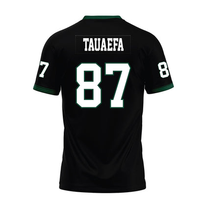 Hawaii - NCAA Football : Devon Tauaefa - Black Premium Football Jersey-1