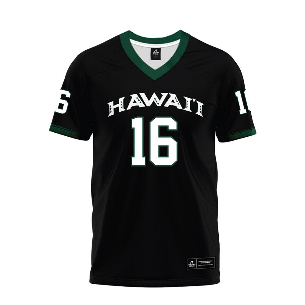 Hawaii - NCAA Football : Logan Taylor - Premium Football Jersey