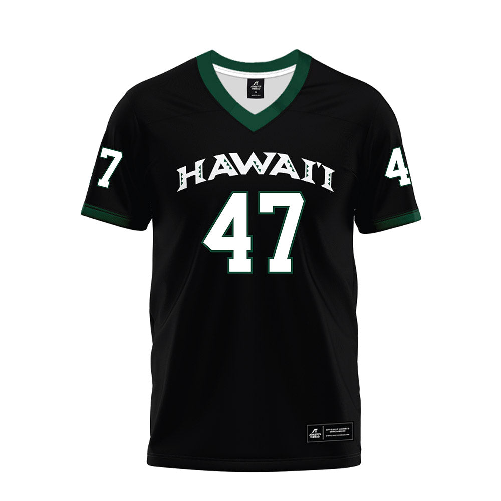 Hawaii - NCAA Football : Emmet Holt-Mossman - Premium Football Jersey