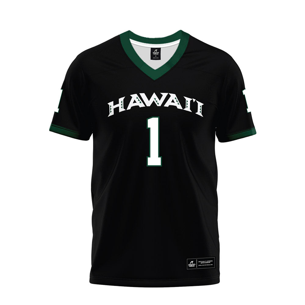 Hawaii - NCAA Football : Peter Manuma - Premium Football Jersey