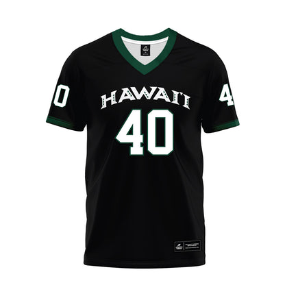 Hawaii - NCAA Football : Thiessen Wright - Premium Football Jersey