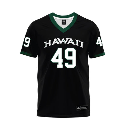 Hawaii - NCAA Football : Dennis Tadio - Premium Football Jersey