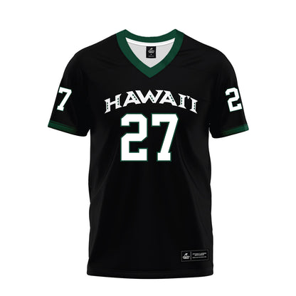 Hawaii - NCAA Football : Makanale'a Meyer - Premium Football Jersey