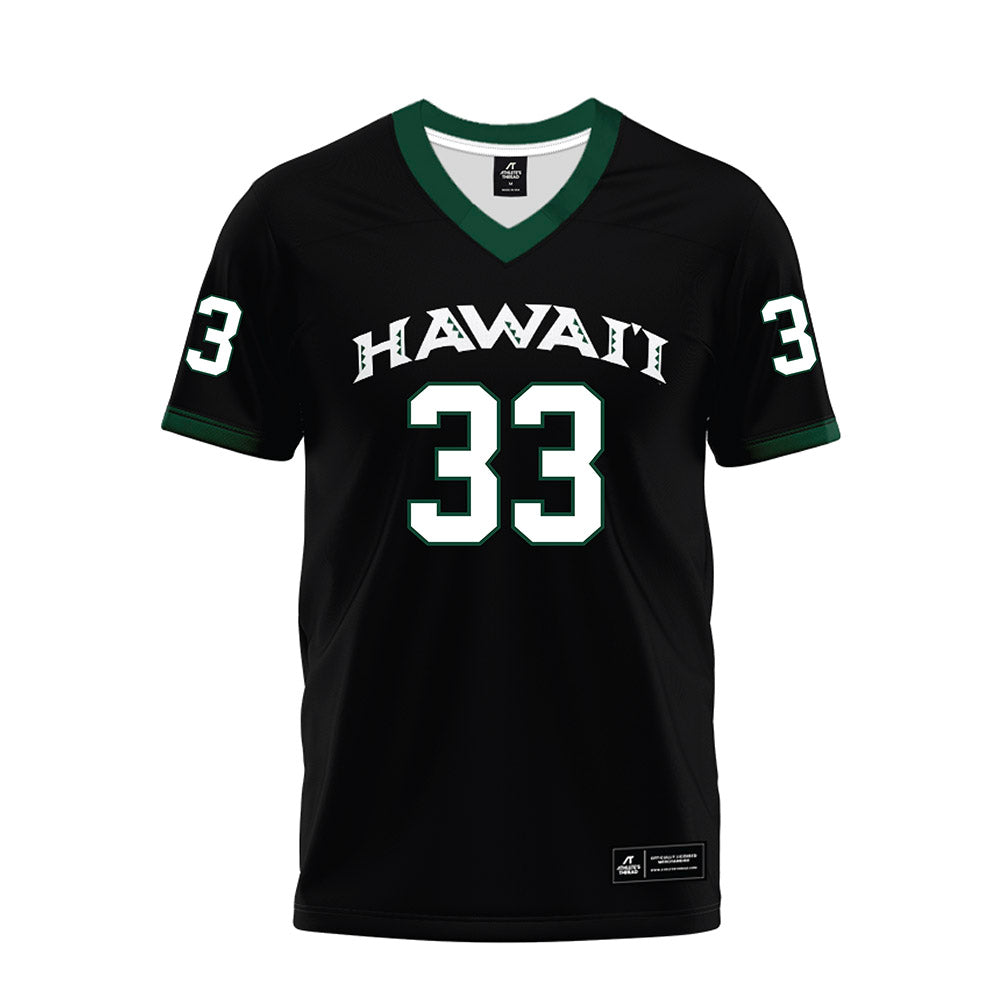 Hawaii - NCAA Football : Kai Kluth - Premium Football Jersey