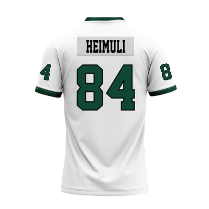 Hawaii - NCAA Football : Jarvis Heimuli - White Football Jersey-1