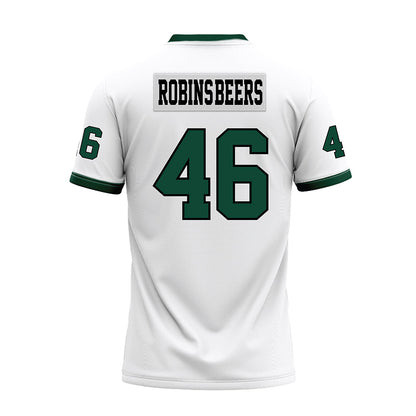 Hawaii - NCAA Football : Kellen Robins-Beers - White Football Jersey-1