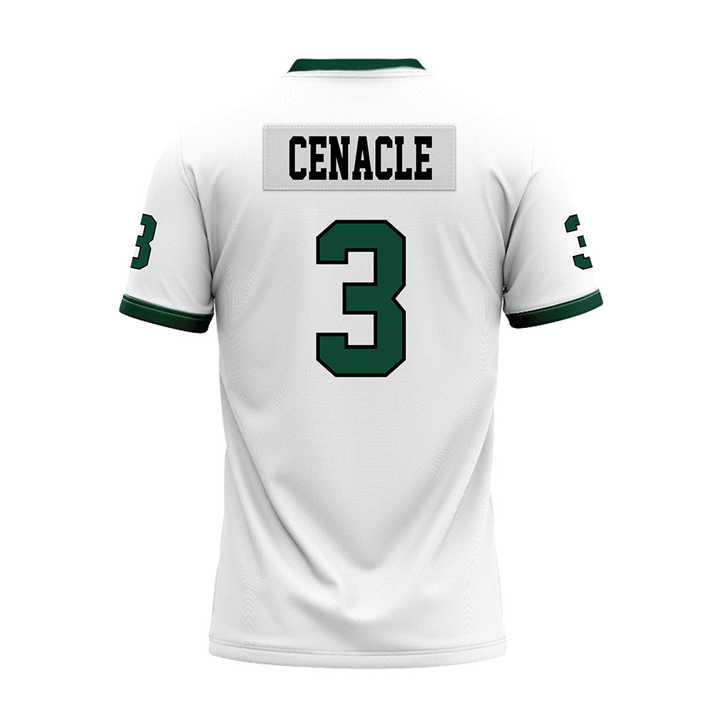 Hawaii - NCAA Football : Nick Cenacle - White Football Jersey-1