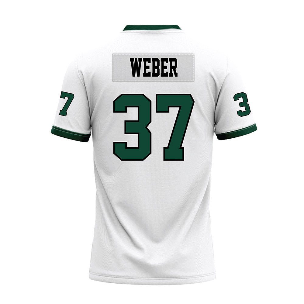 Hawaii - NCAA Football : Riis Weber - White Football Jersey-1
