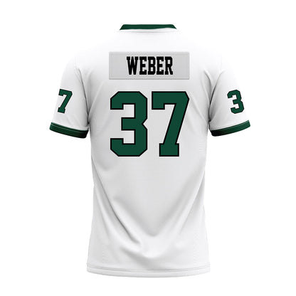 Hawaii - NCAA Football : Riis Weber - White Football Jersey-1