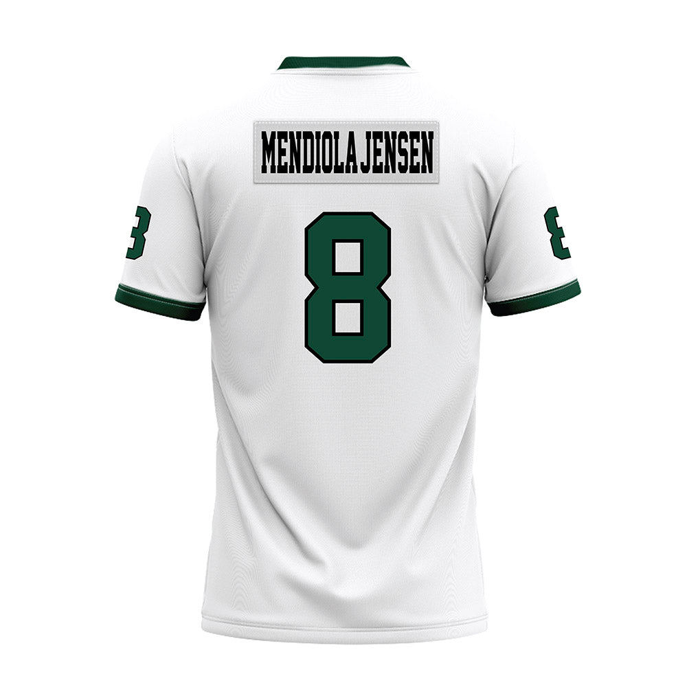 Hawaii - NCAA Football : Kilinahe Mendiola-Jensen - White Football Jersey-1