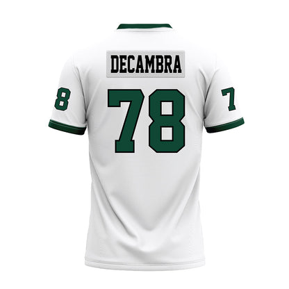 Hawaii - NCAA Football : Blaine Decambra - White Football Jersey-1