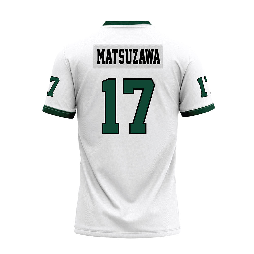 Hawaii - NCAA Football : Kansei Matsuzawa - White Football Jersey-1