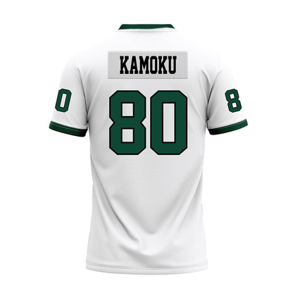 Hawaii - NCAA Football : Blaze Kamoku - White Football Jersey-1