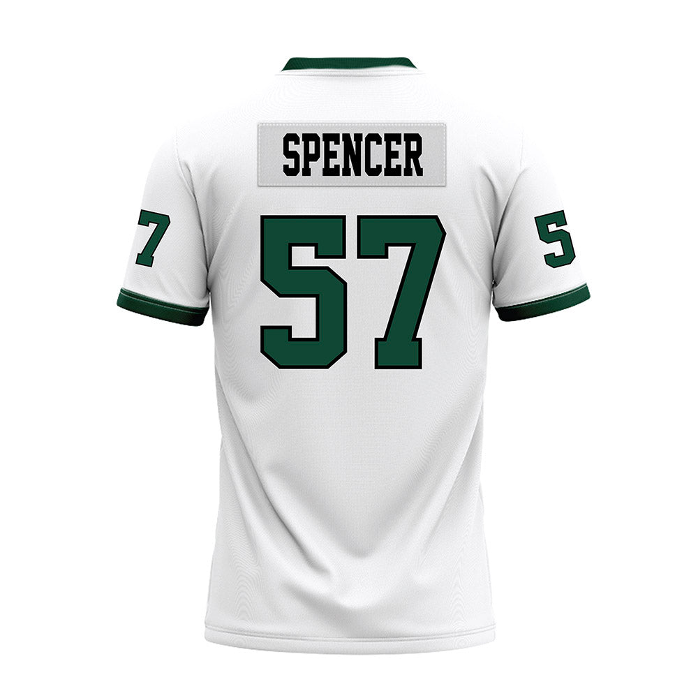 Hawaii - NCAA Football : Ethan Spencer - White Football Jersey-1