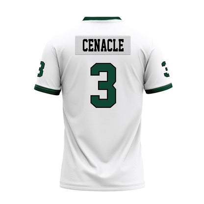 Hawaii - NCAA Football : Nicholas Cenacle - White Football Jersey-1