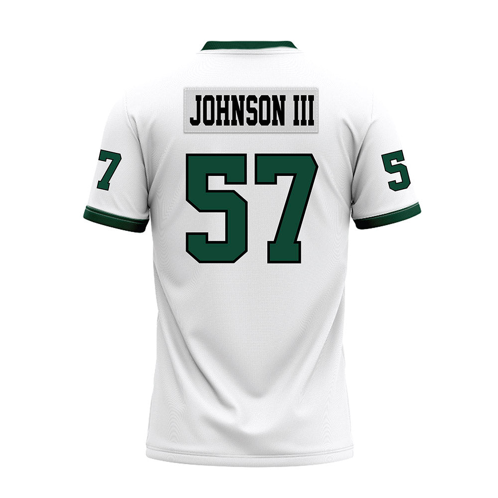 Hawaii - NCAA Football : Jackie Johnson III - White Football Jersey-1