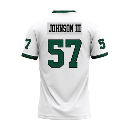 Hawaii - NCAA Football : Jackie Johnson III - White Football Jersey-1