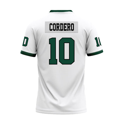Hawaii - NCAA Football : David Cordero - White Football Jersey-1