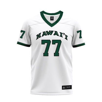 Hawaii - NCAA Football : Jamar Sekona - White Football Jersey-0