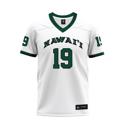 Hawaii - NCAA Football : Lucas Borrow - Premium Football Jersey